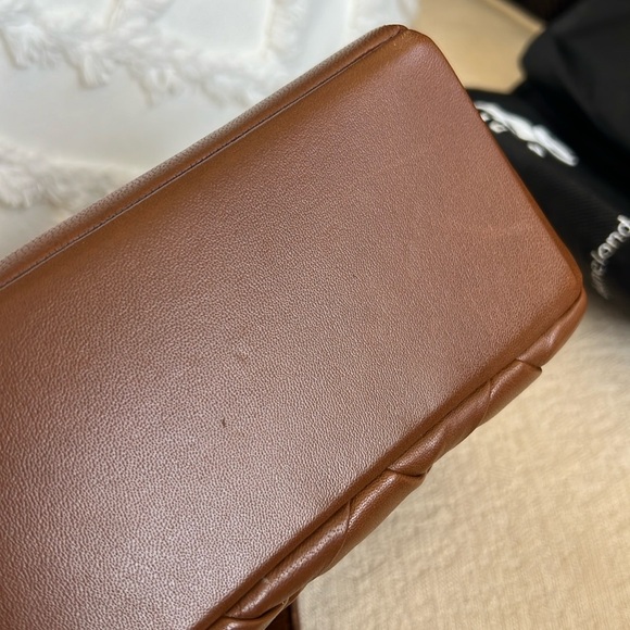 DUNE LONDON woven LEATHER crossbody brown - Picture 12 of 17